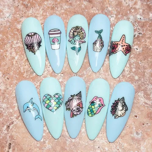 Shell Belle (BS-03) Steel Nail Art Stamping Plate