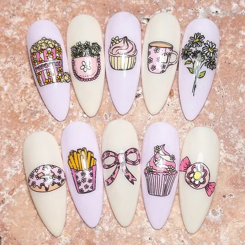 Groovy Daisy (BS-05) Steel Nail Art Stamping Plate