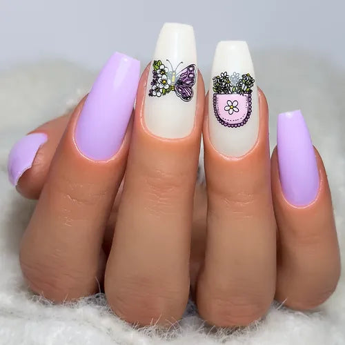 Groovy Daisy (BS-05) Steel Nail Art Stamping Plate
