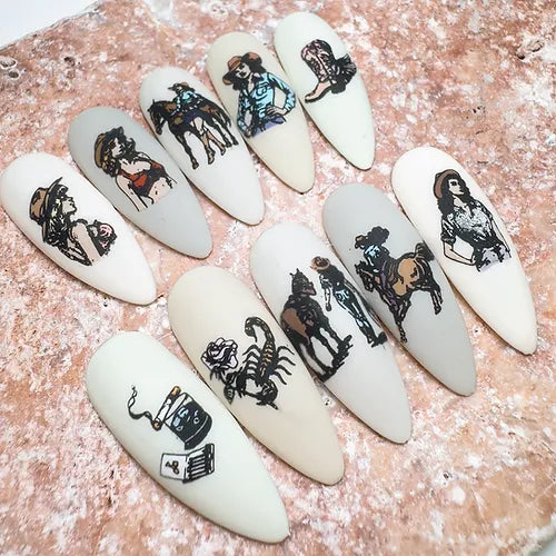 Western Charm (BS-06) Steel Nail Art Stamping Plate