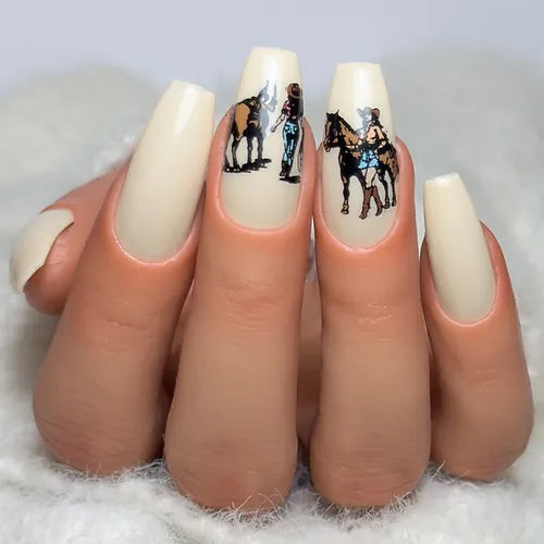 Western Charm (BS-06) Steel Nail Art Stamping Plate
