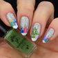 Christmas "Future" (CjSC-77) Steel Nail Art Layered Stamping Plate