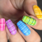 Hugs & Kisses (CjSV-58) Etched Nail Art Stamping Plate