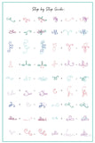 Tilt-A-Swirl (CjS-307) Steel Nail Art Stamping Plate