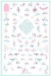 Tilt-A-Swirl (CjS-307) Steel Nail Art Stamping Plate