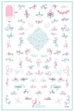 Tilt-A-Swirl (CjS-307) Steel Nail Art Stamping Plate