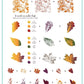 layered-nail-art-stamping-plate-how-to-card-showing-colorful-autumn-leaves-and-leaf-vein-full-coverage-patterns
