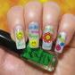Smile (CjS-325) Steel Nail Art Layered Stamping Plate