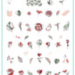 layered-nail-art-stamping-plate-inspo-card-with-modern-abstract-designs-of-roses-flowers-palm-leaves-faces-and-feathers