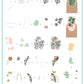 layered-nail-art-stamping-plate-how-to-card-with-modern-abstract-designs-of-leaves-and-patterns