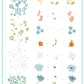 layered-nail-art-stamping-plate-how-to-card-with-colorful-modern-flowers-and-words-for-nail-art