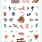 layered-nail-art-stamping-plate-inspo-card-with-colorful-dragon-designs-fire-and words-for-nail-art