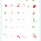 layered-nail-art-stamping-plate-how-to-card-with-designs-of- strawberry-plants-strawberries-butterflies-ladybirds-a-bumble-bee-and-words-for-nail-art