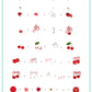 Cherry Bomb (CjS-382) Steel Nail Art Layered Stamping Plate