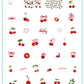 Cherry Bomb (CjS-382) Steel Nail Art Layered Stamping Plate