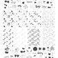 Cherry Bomb (CjS-382) Steel Nail Art Layered Stamping Plate