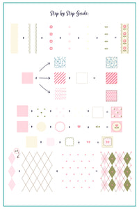 Cozy Corner (CjS-383) Steel Nail Art Layered Stamping Plate