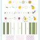 Cabana Stripes (CjS-388) Steel Nail Art Layered Stamping Plate
