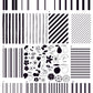Cabana Stripes (CjS-388) Steel Nail Art Layered Stamping Plate