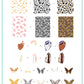 Wild Wings (CjS-392) Steel Nail Art Layered Stamping Plate