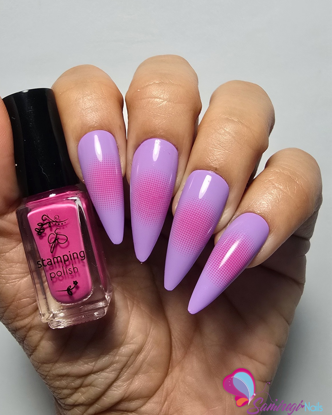 Confetti Chic (CjS-393) Etched Nail Art Stamping Plate