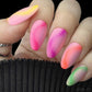Confetti Illusion (CjS-394) Etched Nail Art Stamping Plate