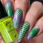 Confetti Chic (CjS-393) Etched Nail Art Stamping Plate