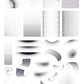 Confetti Illusion (CjS-394) Etched Nail Art Stamping Plate