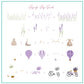 Lavender Grove (CjS-397) Etched Nail Art Stamping Plate