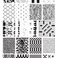 Low Light Lounge (CjS-398) Etched Nail Art Stamping Plate