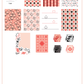Stack the Deck (CjS-402) Etched Nail Art Stamping Plate