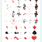 Joker's Wild (CjS-404) Etched Nail Art Stamping Plate