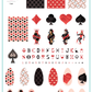 Joker's Wild (CjS-404) Etched Nail Art Stamping Plate