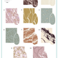 Marble Crush (CjS-405) Etched Nail Art Stamping Plate