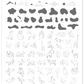 Mod Life Series - Animal Kingdom (CjS-407) Etched Nail Art Stamping Plate