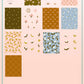 Petals in Pattern (CjS-409) Etched Nail Art Stamping Plate