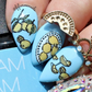 Coastal Living (CjS-413) Etched Nail Art Stamping Plate