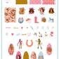 Cool Cowgirl (CjS-415) Etched Nail Art Stamping Plate
