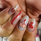 Cherry Picked For The Game (CjS-416) Etched Nail Art Stamping Plate