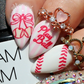 Cherry Picked For The Game (CjS-416) Etched Nail Art Stamping Plate
