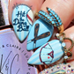 Cherry Picked for the Game (CjS-416) Etched Nail Art Stamping Plate