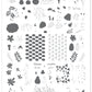 Golden Season (CjS-423) Etched Nail Art Stamping Plate