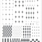 Retro Radiance (CjS-426) Etched Nail Art Stamping Plate