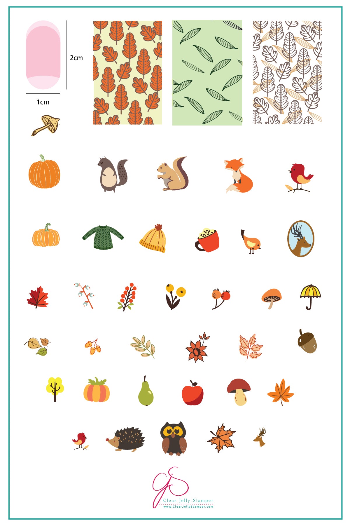 Almost Nailed It 5 Stamping Plates (14x9) Package 6 Clear Jelly