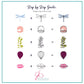Beginner Edition (CjS-B-FIVE) Steel Nail Art Stamping Plate