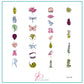 Beginner Edition (CjS-B-FIVE) Steel Nail Art Stamping Plate