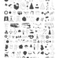 Hippie Holiday (CjSC-79) Steel Nail Art Layered Stamping Plate