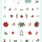 layered-nail-art-stamping-plate-inspo-card-with-coloful-winter-images-of-poinsettas-robins-trees-and-holly-berries
