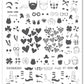 Shake Your Shamrocks (CjSH-103) Steel Nail Art Layered Stamping Plate