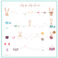 Bunny Bliss (CjSH-112) Etched Nail Art Stamping Plate